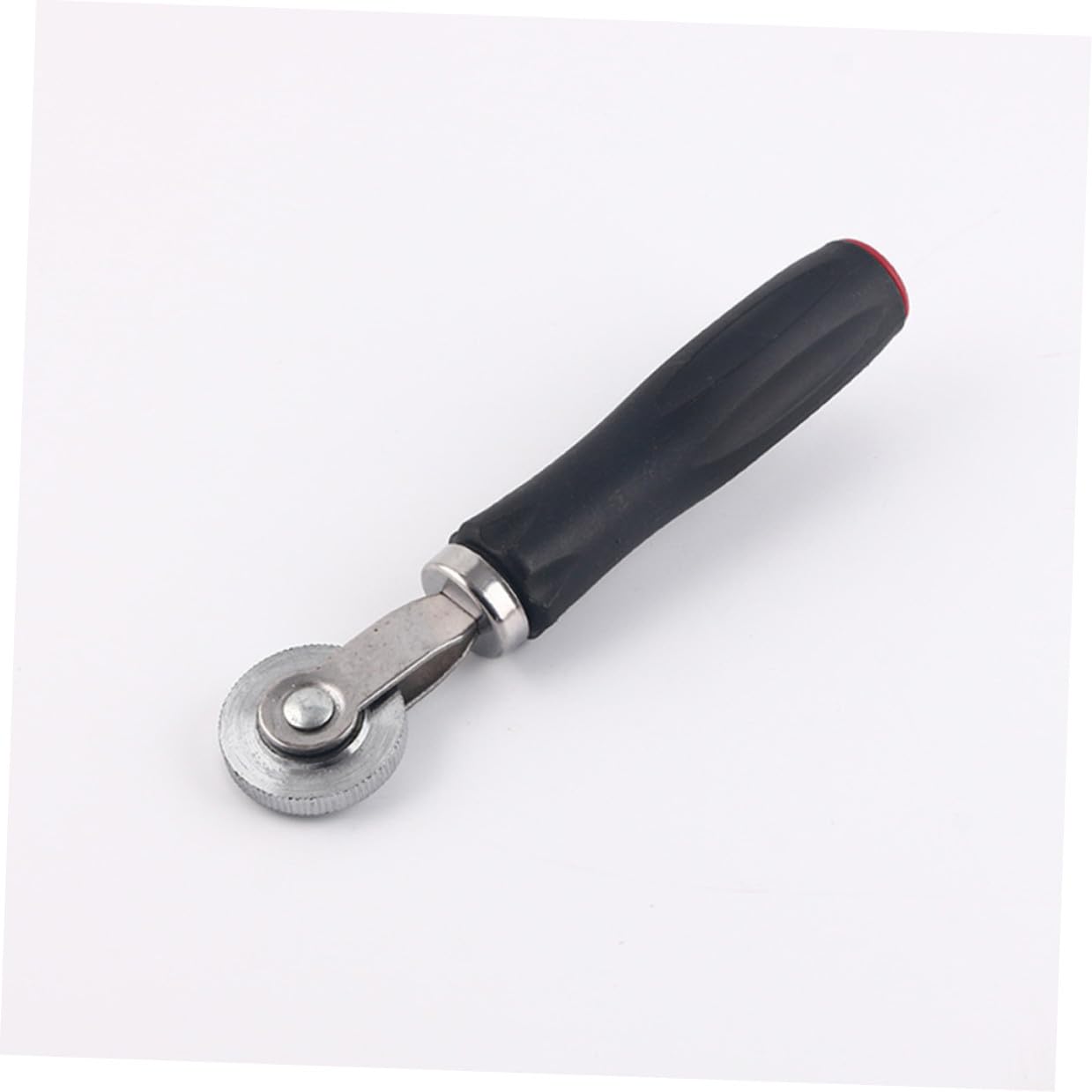 Kit Riparazione Pneumatici Auto Nero Compatto Metallo | Rullo a Pressione e Testina a Tazza, Struttura Robusta, Uso Professionale, da Tenere nel Bagagliaio