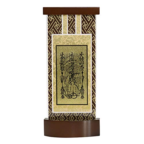ティアラ 【中】 ブラウン色 スタンド掛軸 モダン掛軸台 高さ26cm 本尊 日蓮宗