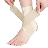 Galvaran Ankle Brace, Adjustable Breathable Compression Ankle Support，for Men and Women with Sprained Ankles, Ankle Wrap Stabilizing Ligaments, Plantar Fasciitis Relief