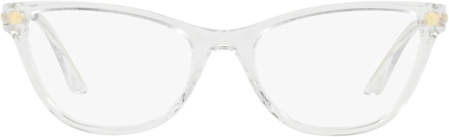 VERSACE VE3309-148 Eyeglass Frame CRYSTAL w/DEMO LENS 54mm - Image 3