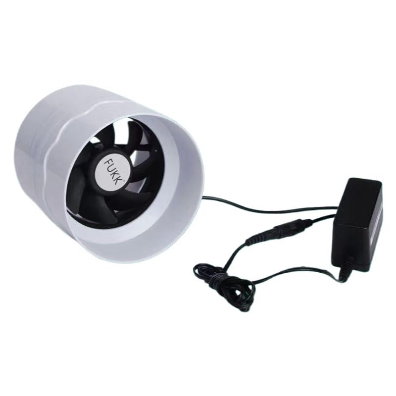 Ventilatore del Condotto, Estrattore d'aria for finestra da soffitto con tubo da 4 pollici, for bagno, WC, cucina, condotto, soffitta