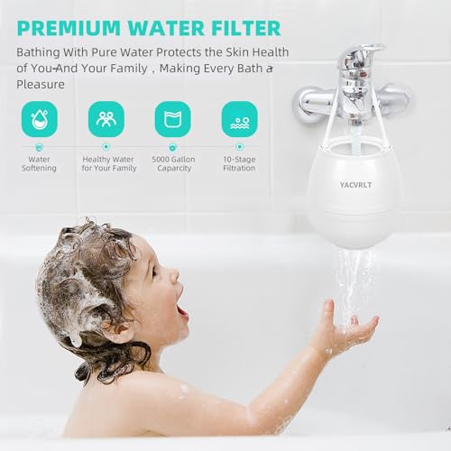 Filtro de agua para grifo de bañera de 5,000 galones y 8 etapas de filtración 6