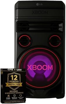LG RNC7K1 RNC7 XBOOM 700W Karaoke Party Speaker Bluetooth, Dual Mic Ports, Super Bass Boost, Dolby Audio + 12-Month CP