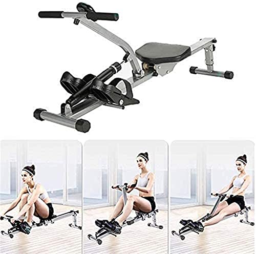 Image of Fitness Equipment Equipment Home Gym Rowing Machine Household Aerobic Rowing Machine Foldable Adjustable Resistance Fitness Equipment Metal Rowing Machin Mult