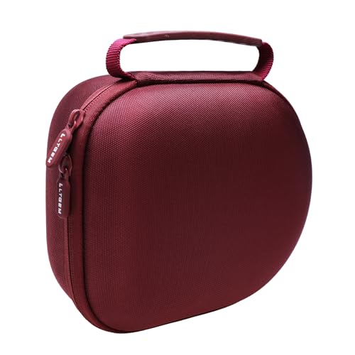 Image of Headphone Headset Case Compatible with Audio-Technica ATH-M20x /JBL /Raycon /Soundcore Anker /Sony /Beats /JLab /TOZO /Logitech /BERIBES /KVIDIO Headphones, Large Headphone Case Hard Shell(Brown)