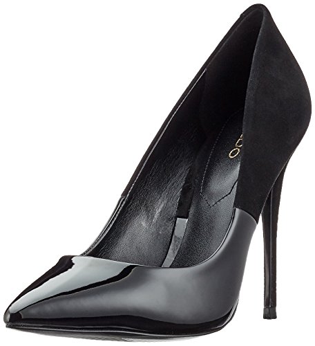 ALDO Stessy, Zapatos de Tacón Mujer, Multicolor 91 Black Suede, 38.5 EU