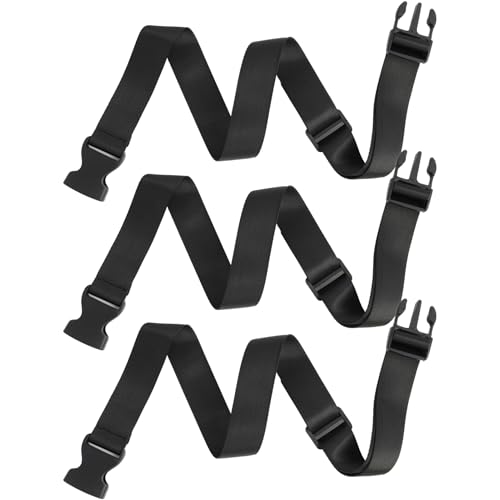 Mewtush 3 PCS Correa Para Cinturón De Silla De Ruedas Con Hebilla Ajustable, Cinturón De Seguridad Acolchado Para Cuidar Al Paciente, Cómodo Y Seguro, Fácil De Usar, Ayuda Para Silla De Ruedas Diaria