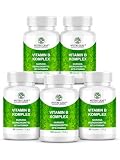 B Vitamin Komplex Hochdosiert, 60 g, 5er Pack