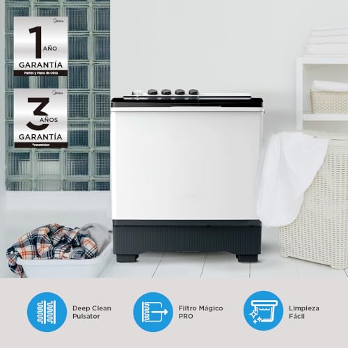 Lista de lavadora midea los mejores 5. 15 lavadora midea marca Midea (3)
