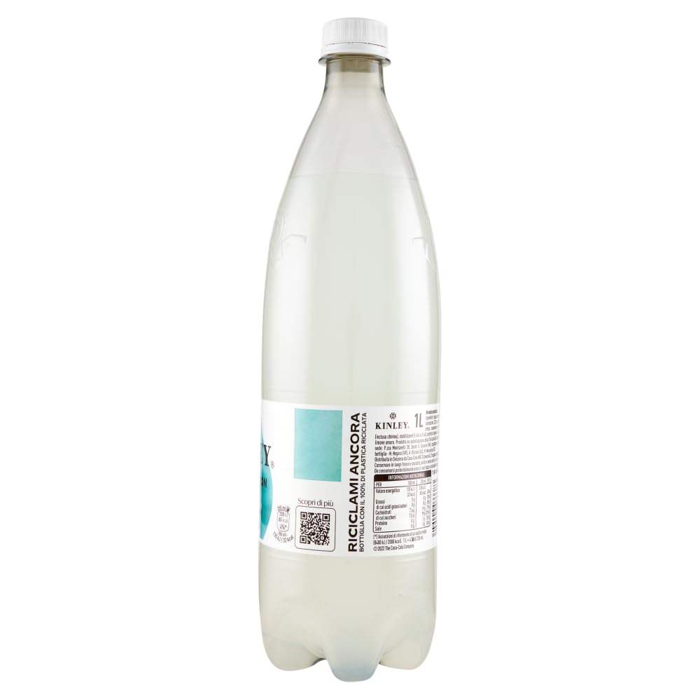 Italian Gourmet Kinley Bitter Lemon Bevanda Tonica al limone PET 18 x 1L