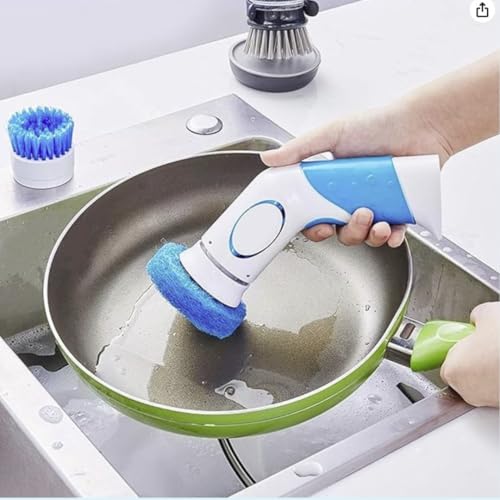 Image of 90511586 Power Scrubber Scrub Pad Fits for Black & Decker PKS160 Part# 90511586 (Blue) (2)