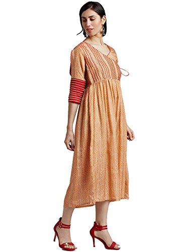 Image of Jaipur Kurti Silk A-Line Dress