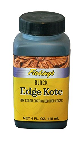 Fiebing’s Edge Kote Black and Brown, 2-Pack - Color Coats Leather Edges - 4 oz - Image 3