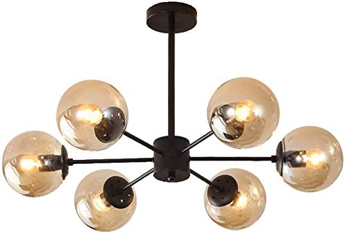 Lustre rétro industriel en métal 16 bras pour un éclairage optimal de bar