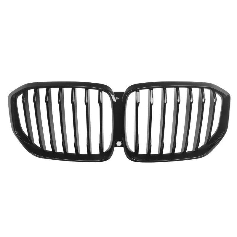 Calandre avant pour BMW X5 G05 en noir brillant compatible avec modèles de 2019 à 2022