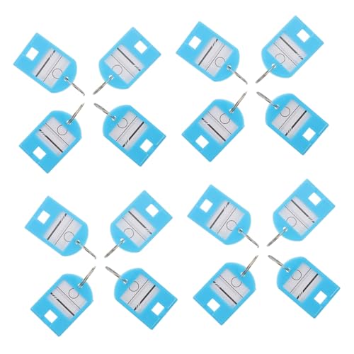 HOMSFOU 50 Stück Schlüsselwort Gepäck Aufkleber reisen Reisezubehör nummeriert Schlüsselanhänger-ID-Tags