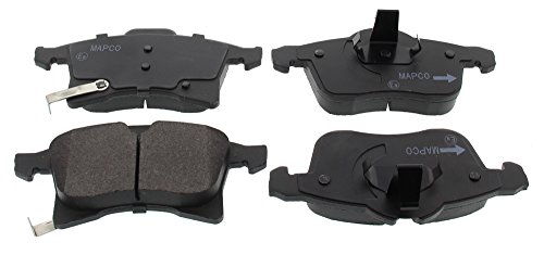 Mapco 6553 Kit Pastiglie Freno A Disco Anteriori – Con Sensori Usura – Per Diverse Auto (ATE)