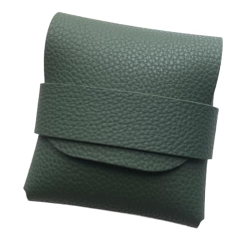 Bolsa de condones para monedero, portacondones, elegante y pequeña, para mayor durabilidad y protección, diseño discreto, protege de 3 a 4 preservativos con protección completa, verde, ver descripción