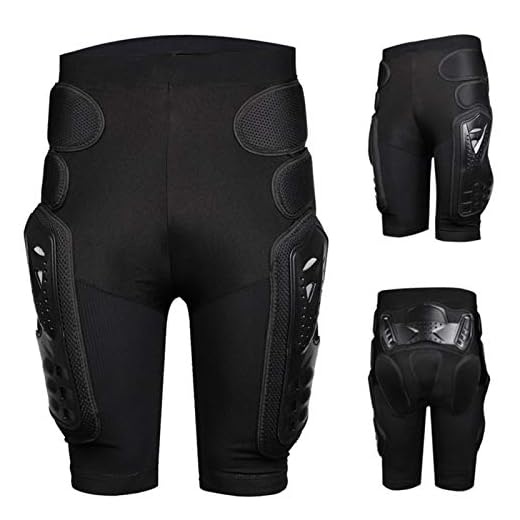 Maril Skyddande rustning byxor svart hockey riddare utrustning för motorcykel motocross racing skidskydd skydd dynor sport höfter ben underbart