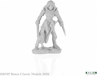 Shardis Female Elf Rogue Miniature 25mm Heroic Scale Figure Dark Heaven Bones Reaper Miniatures