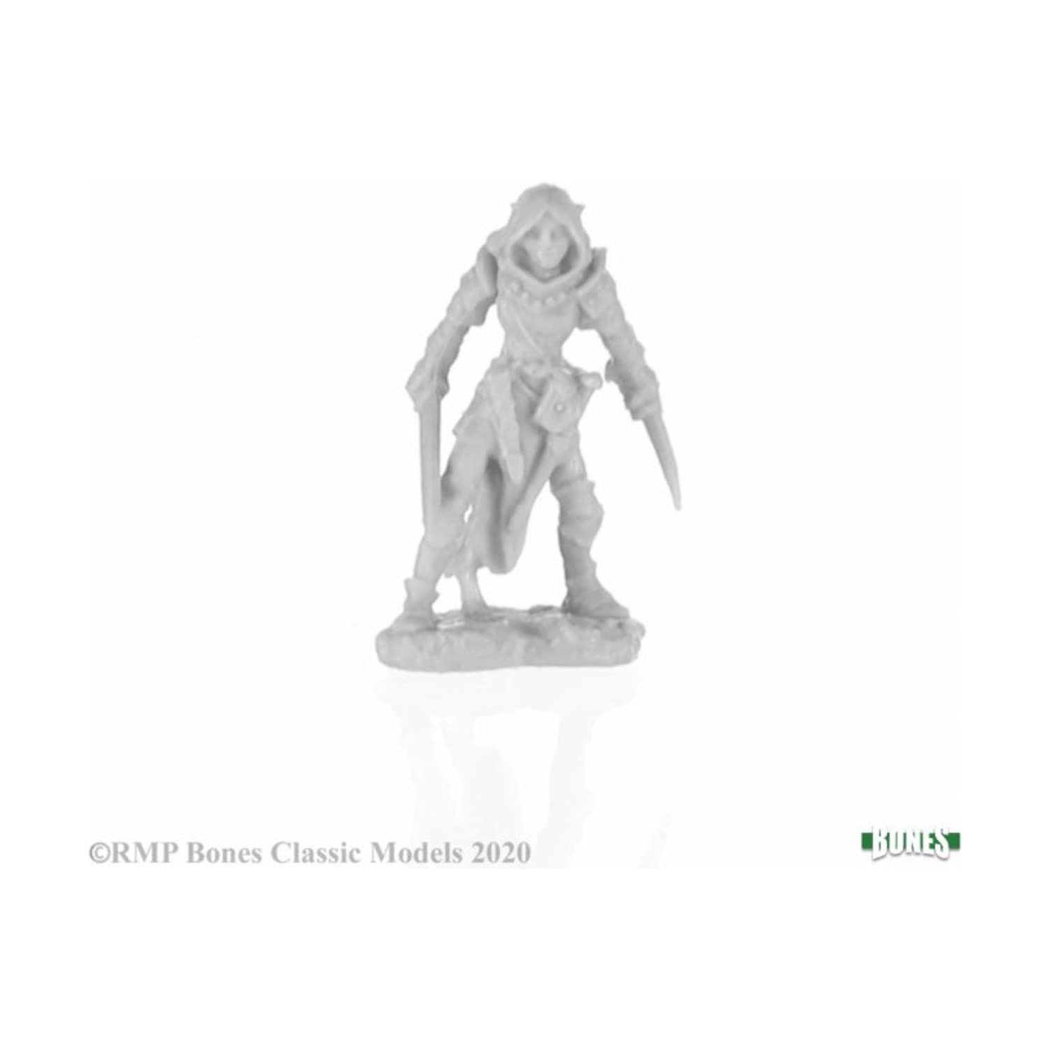 Miniatures Shardis Female Elf Rogue Miniature 25mm Heroic Scale Figure Dark Heaven Bones