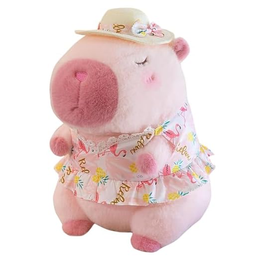 YGCHEN Capybara Peluche, Juguete de Peluche Capybara, Animal de Peluche de Capibara, Animal Muñeco de Peluche, Almohada Peluche Niños Juguete Decoración de Fiesta de Cumpleaños