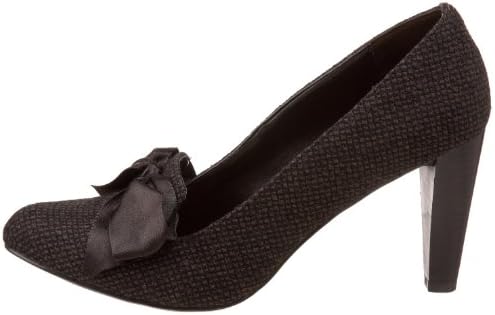 Ann Marino Women's Caitlyn Pump,Brown Fabric,7.5 M US | Image 6