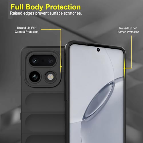 Image of Zapcase Back Case Cover for Realme 16 Pro Plus 5G | Compatible for Realme 16 Pro Plus 5G Back Cover | Liquid Silicon Magic Case with Camera Protection | Black