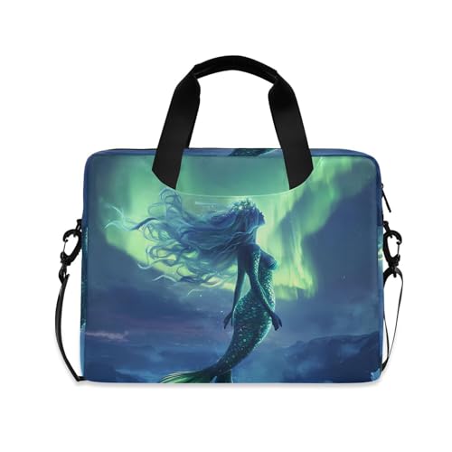 Funda para portátil ALAZA Mermaid Northern Lights 13-15.6 pulg miniatura 1