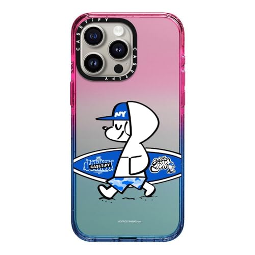 CASETiFY �C���p�N�g iPhone 15 Pro Max �P�[�X [MIL�K�i���� (4x MIL-STD-810G) / 2.5m����̗����������N���A] - Casetify And John (Surfing) - �R�b�g�� �L�����f�B