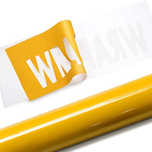 Heat Transfer Vinyl Yellow Htv Roll For Tshirt 12"X12Ft Compatible With All Cutting Plotter Machines #TOP1