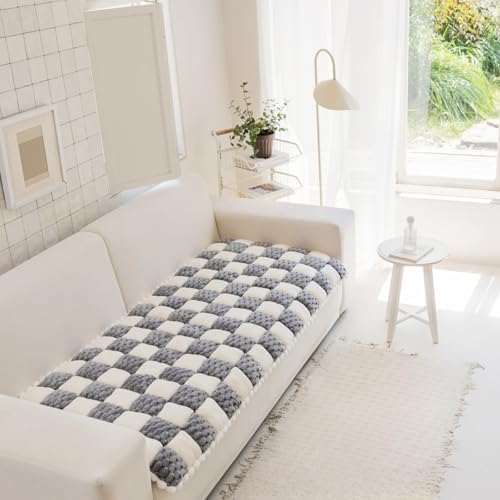 Anti-Slip Dog Bed Sofa Cover,Funny Cat Mat Sofa Cover,Washable Pet Bed Couch,Pet Friendly for Large Dogs (Charcoal Gray, 70x180 cm/28 * 71in)