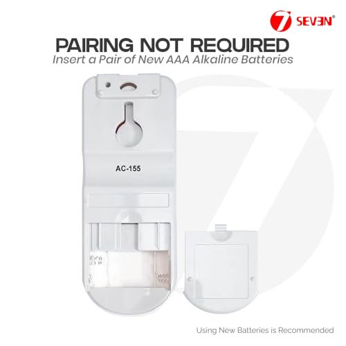 Image of 7SEVEN Compatible AC Remote for Hitachi Split AC and Window Air Conditioner the Model of Remote Control is 155, Exact Match with Remote No Pairing Required use New AAA Alkaline Battery.