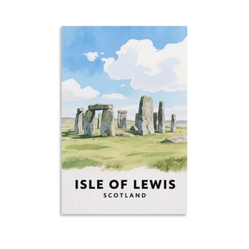 Poster Écosse île de Lewis pour une ambiance évasion et poétique