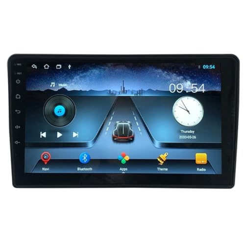 Image of Original QLED 9 inch Zlink Car Android Stereo | OS 13 | 4GB+32GB | Display Support Car Play & Android Auto | incl. AHD Rear Camera & Frame Compatible with Mahindra Marazzo - 1 Year Warranty