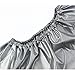 POENVFPO Sauna Suit, Waterproof, Windproof PVC Fitness Sweat, with Elastic Waist, for Fitness Exercise, Weight Loss Shaping (Silver)