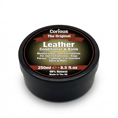 Corious Leather Conditioner and Cleaner - Protects and Restores - Leather Apparel, Furniture, Jackets, Shoes, Auto Interiors, Bags & All Other Leather Accessories, 250ml