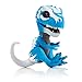 Untamed T-Rex by Fingerlings - Ironjaw (Blue) - Interactive Collectible Dinosaur - By WowWee