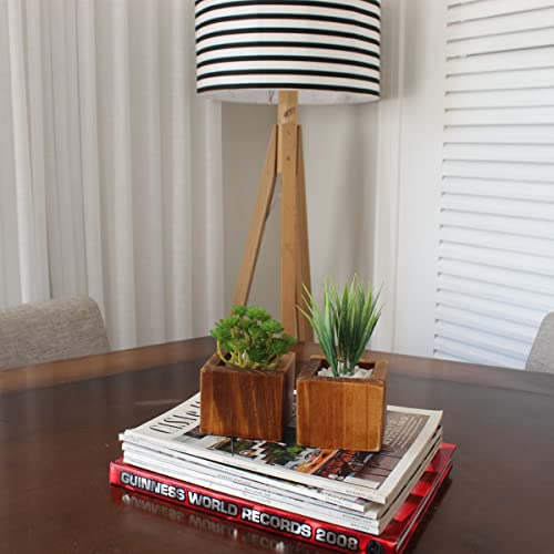 Kit 2 Enfeite Para Rack Vasinhos Moderno Plantas Artificiais