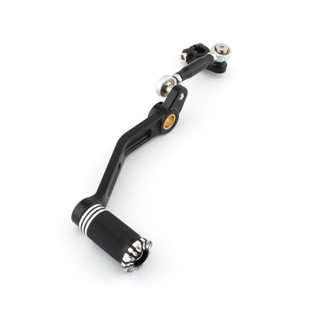 Leva Cambio Assemblaggio Pedale Freno Kit Completo Accessorio Alluminio Leggero Resistente per Motociclette Adatto a Viaggi Uso Urbano Guida Quot, Nero