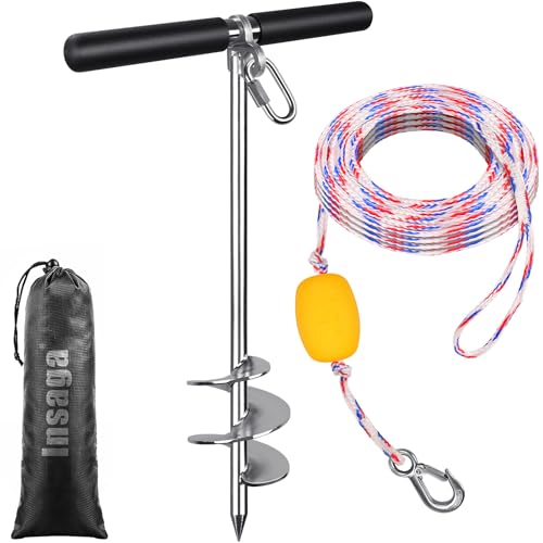 Insaga 17'' Stainless Steel Sand Anchor