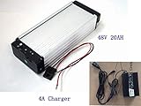 E-Bike Battery，48V 20AH Lithium Li-ion Battery with 4A Charger,for 1000W /1500W E-Bike Kit,...