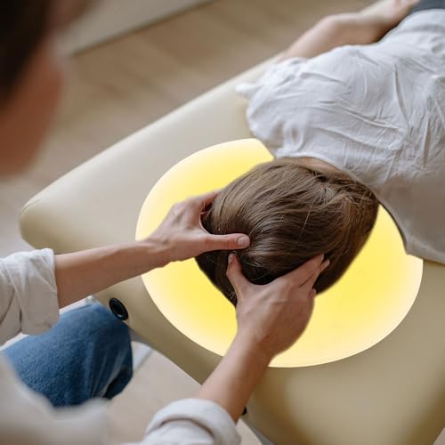 Oreiller en silicone jaune de U pour spa et hôpitaux - 6