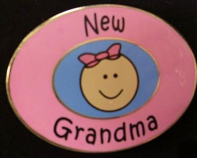 Stork Pins, New Grandma