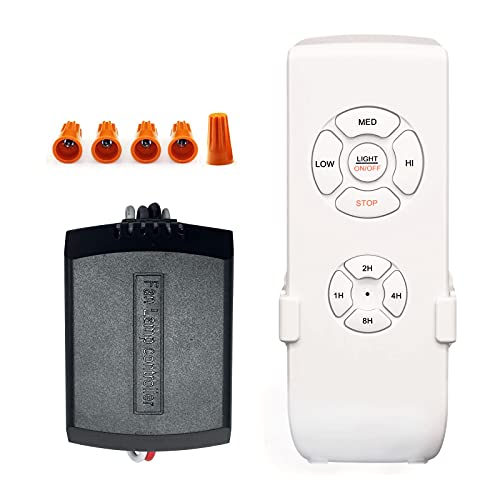 Image of Humpptom Universal Ceiling Fan Remote Control Kit - Compatible with Harbor Breeze, Hampton Bay & More