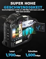 SABRENT CFexpress Typ B Speicherkarte 1TB für Profis 1700 MB/s Lesen, 1500 MB/s Schreiben - CF Express Memory Card Ideal für 8K RAW Video, DSLR & spiegellose Kameras (CF-XTBT-1TB) – Ansicht 5