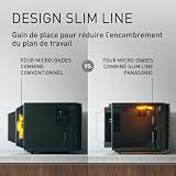 Panasonic NN-CD58RSEPG Four à Micro-Ondes combiné 4-en-1, 27 L avec mode Airfryer, Inverter 1000 W, Gril 1300 W, Chaleur Tournante, 19 Programmes Automatiques, Bouton rotatif, Acier Inoxydable - 13