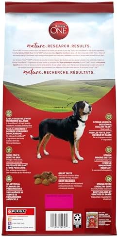 Purina ONE Dry Dog Food, Microbiome Balance Lamb & Rice - 1.81 kg Bag (1 Pack) - 2