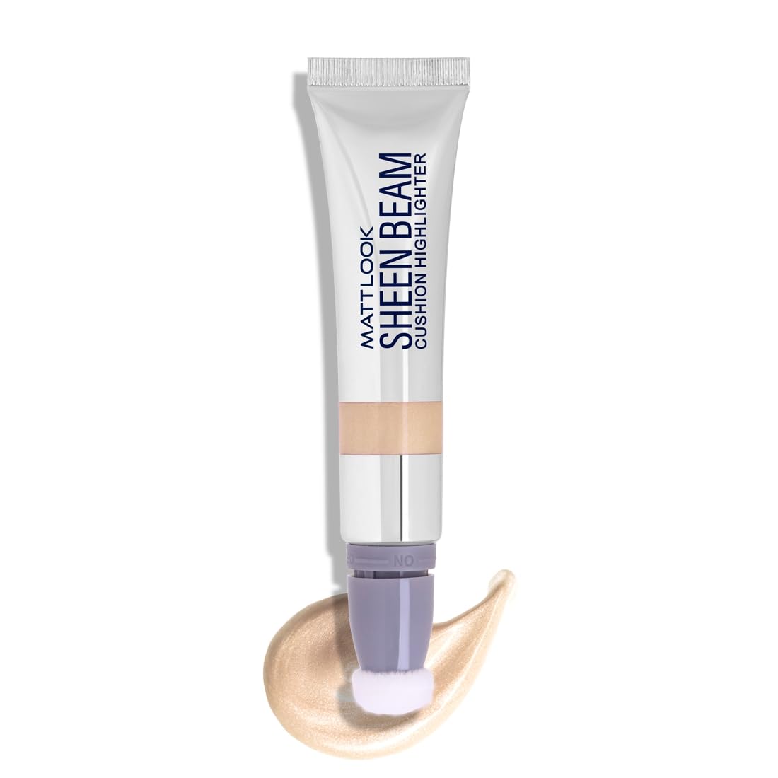 MATT LOOK Sheen Beam Cushion Highlighter with Lightweight Formula, Buildable Coverage, Long Lasting Shine, Easy Application, Natural Gold – 15ml (Pack of 1)-image-14