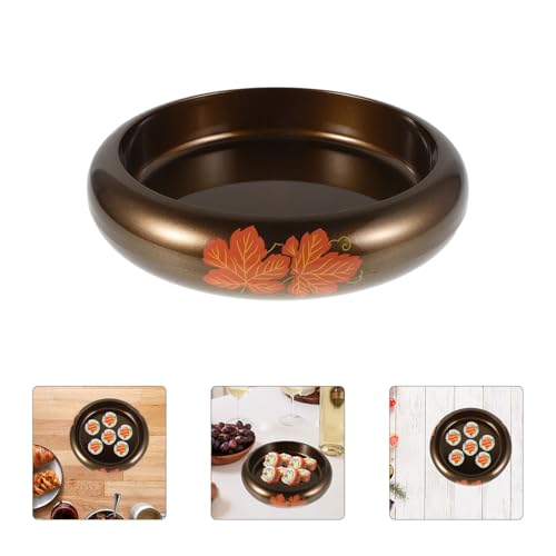 Plato redondo japonés para sushi pequeño miniatura 5